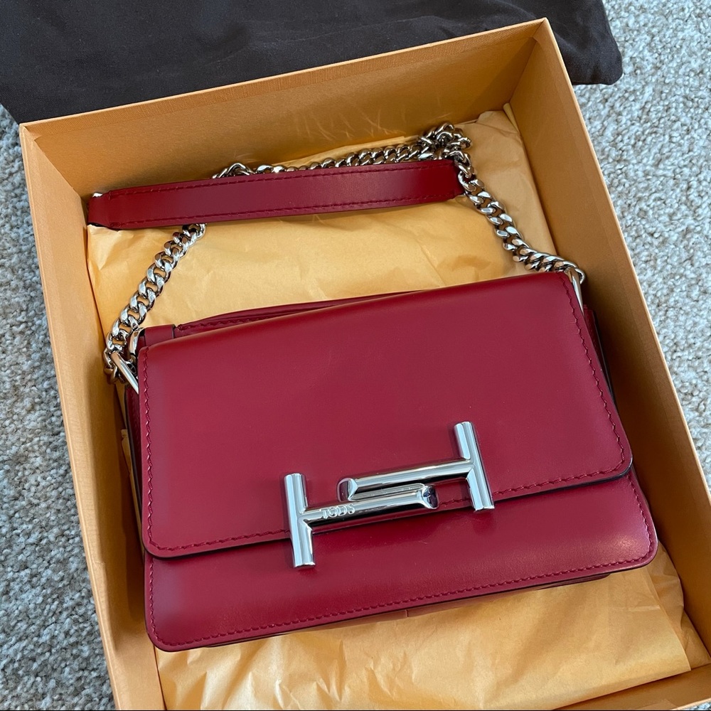 Tod’s double t mini shoulder bag